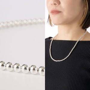 Harpo アルポ Boule Necklace ネックレス  Ball Chain Necklace ナバホパール 20inches 50.8cm 5mm シルバー925  アクサリー シンプル イ