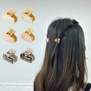 Vivienne Westwood ヴィヴィアンウエストウッド ミニ ヘアクリップ セット MINI CLAW CLIPS SET OF TWO アクセサリー シルバー ゴールド 