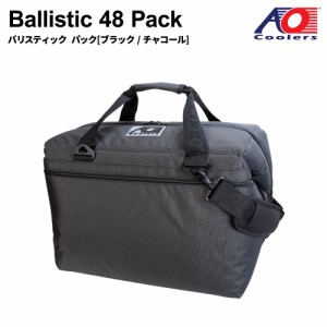 クーラーバッグ AO Coolers Ballistic Black/Charcoal エーオークーラー 48パック 並行輸入 850023202321 保冷バッグ 軽量 保冷 保温 ア