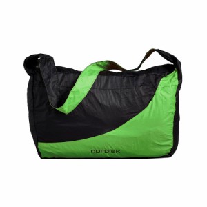 ノルディスク  マルメ ポケッタブル ショッピングバッグ Nordisk Malmo 25 Shopping Bag Black/Peridot Green 133083 バッグ 鞄 エコバッ