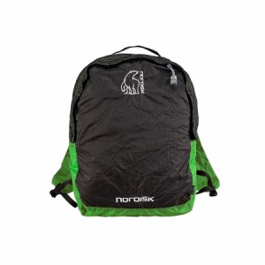 ノルディスク ニべ ポケッタブルバッグ Nordisk Nibe 12 Daypack Black/Peridot Green 133019 リュック バックパック バッグ 鞄 小型 並