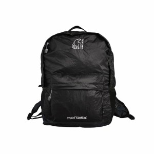 ノルディスク リべ ポケッタブルバッグ Nordisk Ribe 20 Daypack Black / Black 133018 リュック バックパック バッグ 鞄 小型 並行輸入