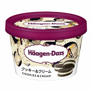 ハーゲンダッツ　ミニカップ　クッキー＆クリーム　110ｍｌ×12個入　アイスクリーム