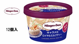 ハーゲンダッツ　ミニカップ　キャラメルロイヤルミルクティー　【110ｍｌ×12個】アイスクリーム　期間限定