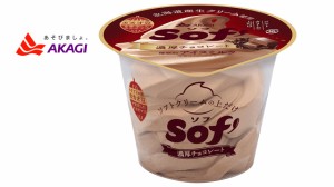 　赤城乳業 アイス　Sof　ソフ濃厚チョコレート　150ｍｌ×24個入　アイスクリーム　送料無料（北海道・九州は除く沖縄離島発送不可）