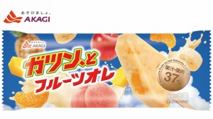 赤城乳業　ガツン、と フルーツオレ　90ｍｌ×24本入　氷菓　アイスクリーム　送料無料（北海道・九州は除く沖縄・離島発送不可）