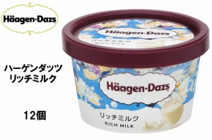 ハーゲンダッツ　アイス　 ミニカップ リッチミルク　12個入　アイスクリーム