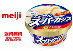 明治アイス　エッセルスーパーカップ　超バニラ　200ｍｌ×24個　送料無料（北海道・九州は除く沖縄・離島発送不可）アイスクリーム