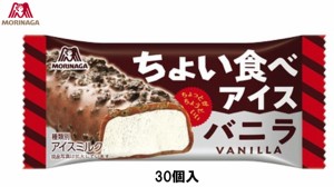森永製菓　アイス　ちょい食べアイス　バニラ　30個　アイスクリーム　送料無料（北海道・九州は除く沖縄・離島発送不可）