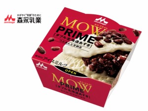 森永乳業　MOWPRIMEダブル北海道十勝あずき 　105ｍｌ×18個　アイスクリーム　送料無料（北海道・九州は除く沖縄・離島発送不可）