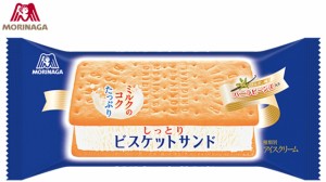 森永製菓　アイス　ビスケットサンド　24個　アイスクリーム　送料無料（北海道・九州は除く沖縄・離島発送不可）