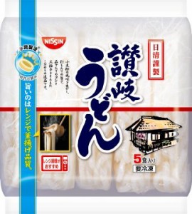 日清食品 冷凍 謹製讃岐うどん 5食入×８袋入 冷凍麺　送料無料（北海道・九州・沖縄離島は除く）