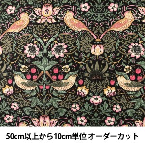 【数量5から】 生地 『moda fabrics William Morris ウィリアムモリス Strawberry Thief 8176-11』