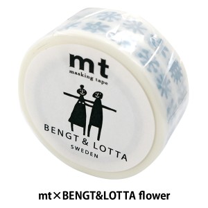 手芸テープ 『mt×BENGT&LOTTA flower』