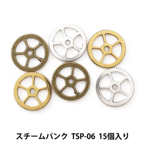 レジン材料 『スチームパンク (金属パーツ) TSP-06 15個入』 寺井