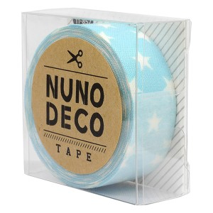 お名前ラベルシール 『NUNO DECO TAPE (ヌノデコテープ) みずいろスター』 KAWAGUCHI カワグチ 河口