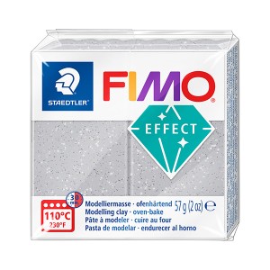 樹脂粘土 『FIMO EFFECT (フィモエフェクト) グリッターシルバー 8020-812』 STAEDTLER ステッドラー