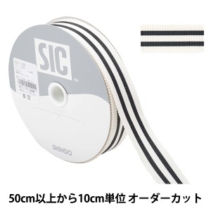 【数量5から】 リボン 『ストライプペタシャムリボン 幅約2.4cm 4番色 SIC-1120』