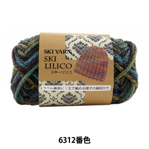 秋冬毛糸 『SKI LILICO (スキーリリコ) 6312番色』 SKIYARN スキーヤーン