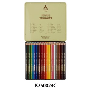 文房具 『色鉛筆 24色セット ポリカラー K750024C』