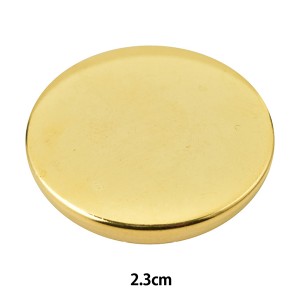 ボタン 『真鍮ボタン 半丸カン足 G 2.3cm MA150』