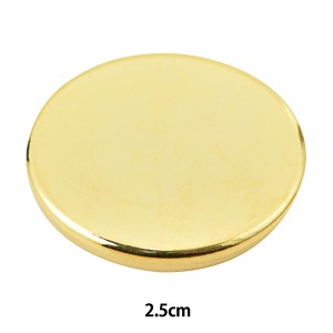 ボタン 『真鍮ボタン 半丸カン足 G 2.5cm MA150』