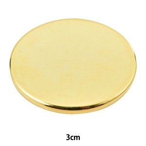 ボタン 『真鍮ボタン 半丸カン足 G 3cm MA150』