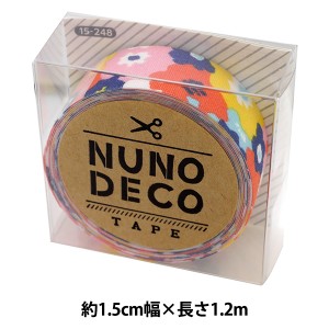 お名前ラベルシール 『NUNO DECO TAPE (ヌノデコテープ) おはなのかんむり 15-248』 KAWAGUCHI カワグチ 河口