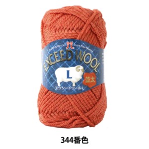 秋冬毛糸 『EXCEED WOOL L (エクシードウール並太) 344番色』 Hamanaka ハマナカ