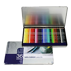 絵筆 『ヴァンゴッホ油性色鉛筆36色セット』 VAN GOGH ヴァンゴッホ