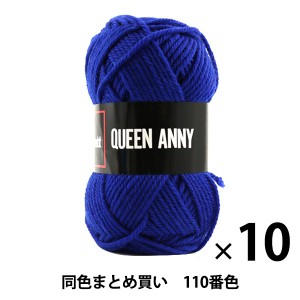 【10玉セット】毛糸 『QUEEN ANNY(クイーンアニー) 110番色』 Puppy パピー【まとめ買い・大口】