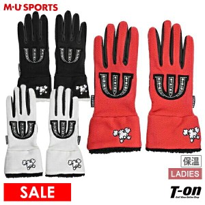 【メール便対応】グローブ レディース MUスポーツ エムユー スポーツ M.U SPORTS MUSPORTS  ゴルフ 703j6808