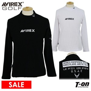 【30％OFFセール】ハイネックシャツ メンズ アヴィレックス ゴルフ AVIREX GOLF  ゴルフウェア avg3f-ap3