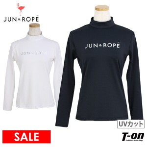 【30％OFFセール】ハイネックシャツ レディース ジュン＆ロペ ジュンアンドロペ JUN＆ROPE  ゴルフウェア erm33150