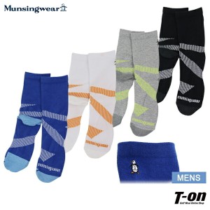 【ポイント10倍】【メール便対応】ソックス メンズ マンシングウエア エンボイ Munsingwear ENVOY 2024 春夏 新作 ゴルフ mebxjb03