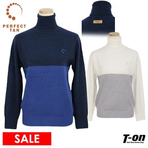 【50％OFFセール】セーター レディース パーフェクトタン PERFECT TAN  ゴルフウェア pt2-fw-k003