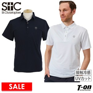 【30％OFFセール】ポロシャツ メンズ セントクリストファー St.Christopher ゴルフウェア tm42103