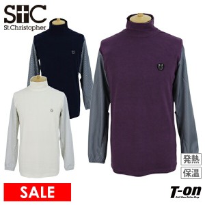 【30％OFFセール】ハイネックシャツ メンズ セントクリストファー St.Christopher  ゴルフウェア tm45201