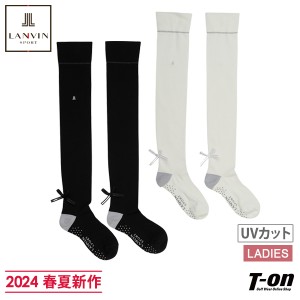 【メール便対応】ニーハイソックス レディース ランバン スポール LANVIN SPORT 日本正規品 2024 春夏 新作 ゴルフ vlx0058b9