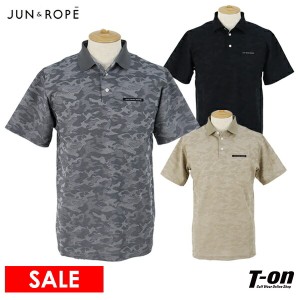 【40％OFFセール】ポロシャツ メンズ ジュン＆ロペ ジュンアンドロペ JUN＆ROPE  ゴルフウェア ejm23070