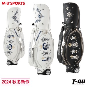 【送料無料】キャディバッグ レディース MUスポーツ エムユー スポーツ M.U SPORTS MUSPORTS 2024 秋冬 新作 ゴルフ 703q6122