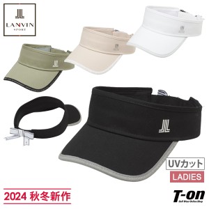 サンバイザー レディース ランバン スポール LANVIN SPORT 日本正規品 2024 秋冬 新作 ゴルフ vg4fcp50l