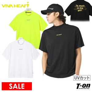 【メール便対応】ハイネックシャツ メンズ ビバハート VIVA HEART 2024 春夏 新作 ゴルフウェア 011-21341