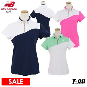 【送料無料】【メール便対応】ポロシャツ レディース ニューバランス ゴルフ new balance golf 2024 春夏 新作 ゴルフウェア 012-4168502