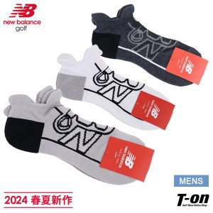 【メール便対応】ソックス メンズ ニューバランス ゴルフ new balance golf 2024 春夏 新作 ゴルフ 012-4986003