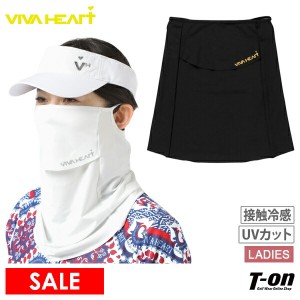 【メール便対応】フェイスカバー レディース ビバハート VIVA HEART 2024 春夏 新作 ゴルフ 013-01202