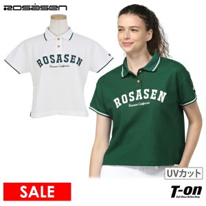 【送料無料】【メール便対応】ポロシャツ レディース ロサーセン エーライン ROSASEN Aline 2024 春夏 新作 ゴルフウェア 048-21441