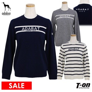 【50％OFFセール】セーター レディース アダバット adabat ゴルフウェア 119-17005