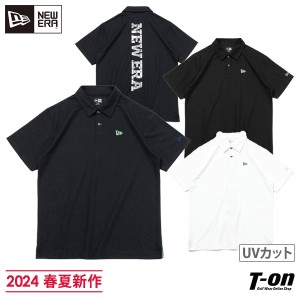 ポロシャツ メンズ ニューエラ ゴルフ ニューエラ NEW ERA 日本正規品 2024 春夏 新作 ゴルフウェア 14109035-7