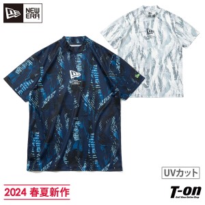 【メール便対応】ハイネックシャツ メンズ ニューエラ ゴルフ NEW ERA 日本正規品 2024 春夏 新作 ゴルフウェア 14109050-1